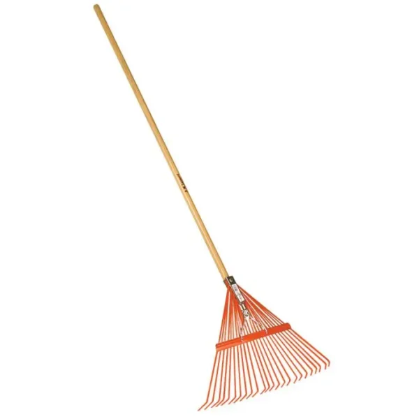 24-Tine Steel Head Rake with Ash Handle