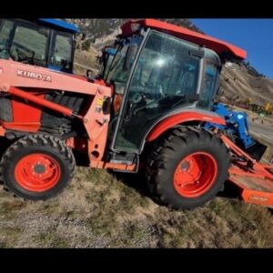 2017 Kubota L6060 Blower and Brush Mower